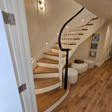 Project #131 | Three-Story Elliptical Staircase in Historic Home