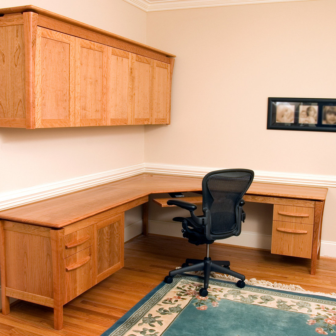 Home Office Desk with Storage