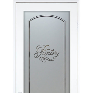 Pantry Door - Melany - Primed - 24" x 80" - Knob on Left - Pull Open