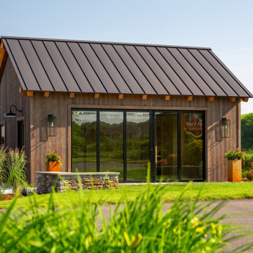 Western Red Cedar and a Standing Seam Roof