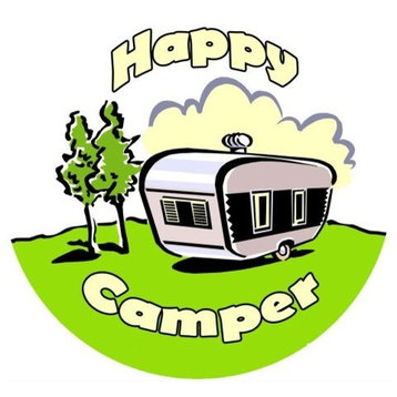 Andreas Happy Camper 8" Round Trivet