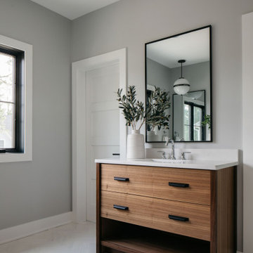 Natural Wood Bathroom Vanity