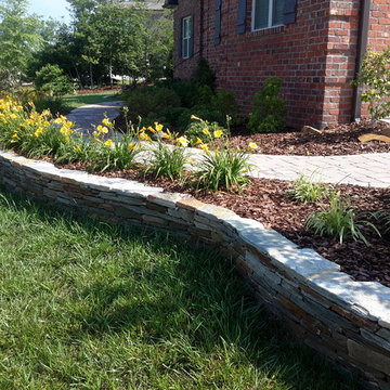 Natural Stone Retaining Wall