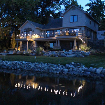 Custom Metal Rail and Spiral Stair