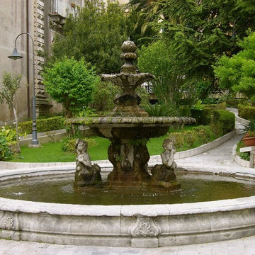 Exterior water Fountains for Pools and Walls, Mediterranean Style