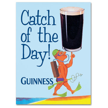 Guinness Brewery 'Catch Of The Day' Canvas Art, 18"x24"