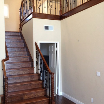 Remodel from kitchen to staircase