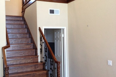 Elegant staircase photo in San Diego