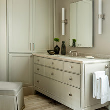 recessed cabinets laundry room