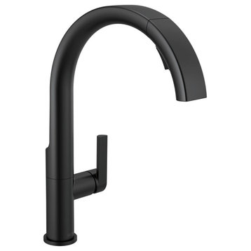 Keele 1.8 GPM Single Hole Pull Down Kitchen Faucet MagnaTite, Touch-Clean