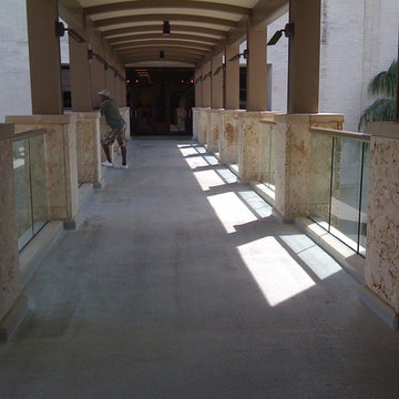 brick columns and block columns