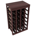 Wine Racks America - 24-Bottle Kitchen Wine Rack, Redwood, Walnut+ Satin - *Please Note*