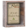 Santa Fe Reclaimed Rustic Barn Wood Collectible Shadow Box, 8"x10"