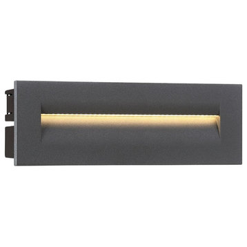 8.5W 1 LED Outdoor In-Wall Mount - 9.88 Inches Wide by 3.44 Inches