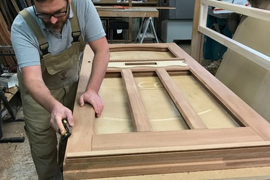 Bespoke Edwardian timber door set