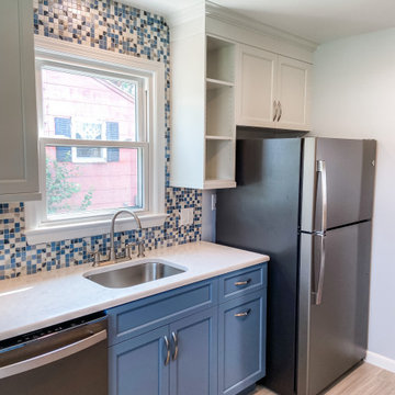 Glen Burnie Blue & White Kitchen Remodel