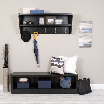 Floating Entryway Shelf & Series 9 Designer Bench