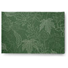 Dotted Leaves Fall Design Chenille Area Rug, Green, 2'x3'