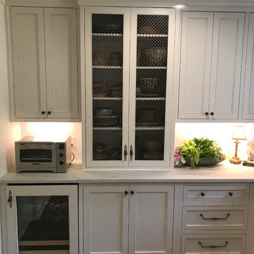 Transitional Kitchen and Laundry Room