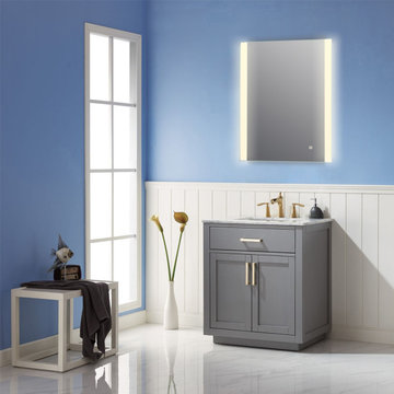 Cosenza 24 in. Rectangle Frameless Modern LED Bathroom Vanity Mirror