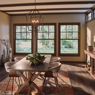 Essence series windows featuring real wood, durable