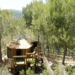 Adventure treehouses in Ibiza - Garden Playhouses