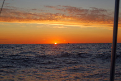 Sunrise - heading offshore for a day of fishing