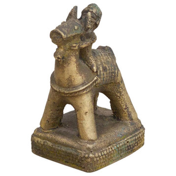 Tarnished Brass Indian Statue