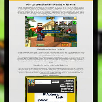 Pixel Gun 3D-Hack for Pixel Gun 3d