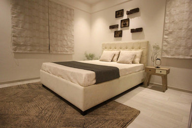 Inspiration for a mediterranean bedroom remodel in Bengaluru