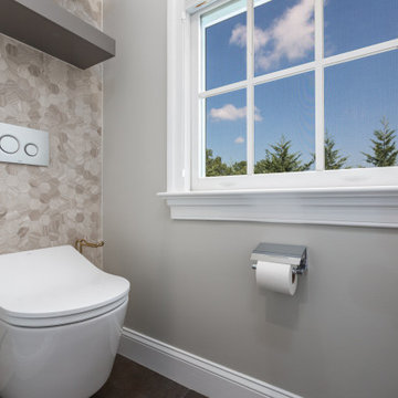 Aqua Oasis: Open Modern Bathroom with Wet-room