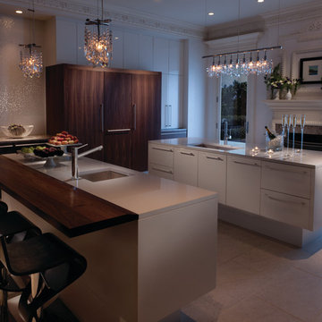 Kitchen with Prep Island and Seating Island
