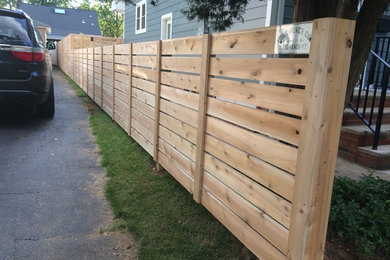 Custom Horizontal Board Fence