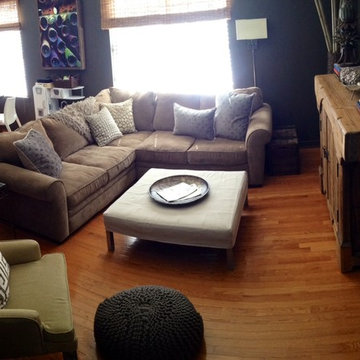 Transitional Living Room