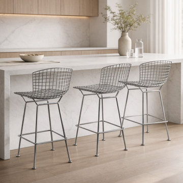 Knoll Bertoia Bar Stools Designed by Harry Bertoia