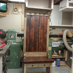 Entry Hall Tree Bench - Furniture