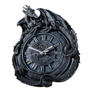 Penhurst Dragon Clock - Eclectic - Wall Clocks - by Shop Chimney
