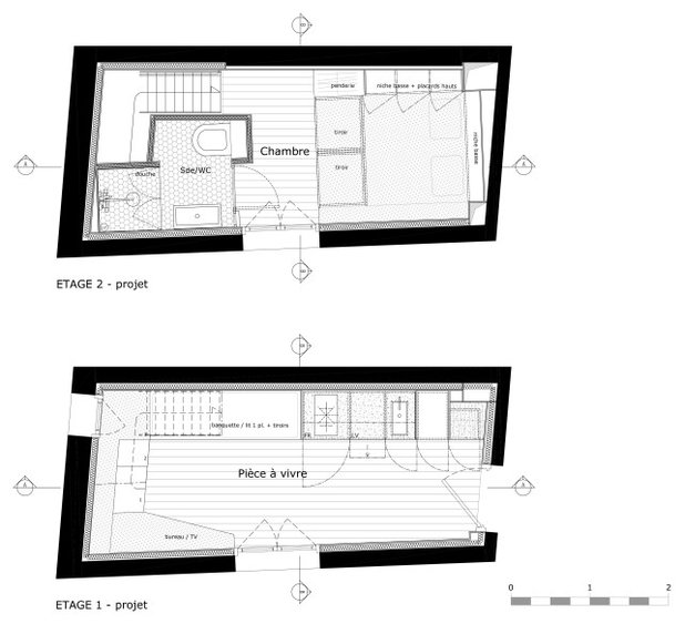 План этажа by LAUREN HAVEL Architecte