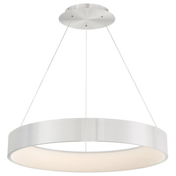 WAC Lighting PD-33732 Corso 31-1/2"W Integrated LED Ring - Brushed Aluminum