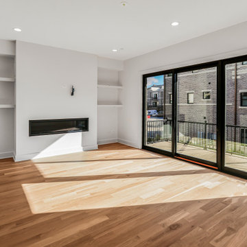 End Unit - Transitional Modern Luxury Rowhome Heritage Place Naperville, IL
