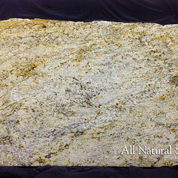 All Natural Stone - Colonial Cream Granite Slab - Kitchen Countertops