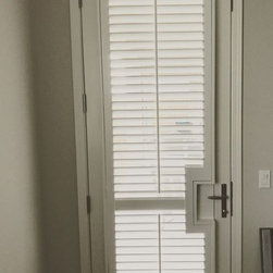 Hunter Douglas Newstyle Shutters with French Door Cutout - Products