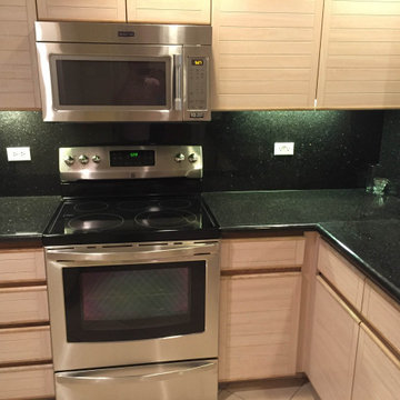 Black granite kitchen countertops and bathtub granite tops