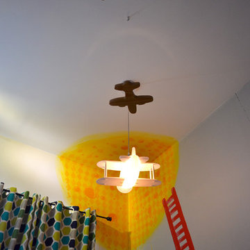 Kids room with murals