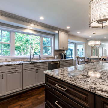 Magnificent Larger Kitchen, Mudroom and Family Room Remodel in Herndon VA