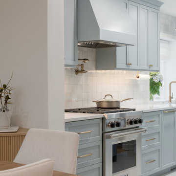 Lincoln Park Townhome Remodel Celebrates a Timeless Coastal Color Palette