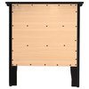 Glory Furniture Hammond 3 Drawer Nightstand in Black