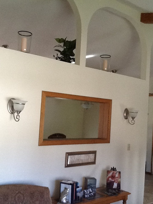 Outdated inset mirror