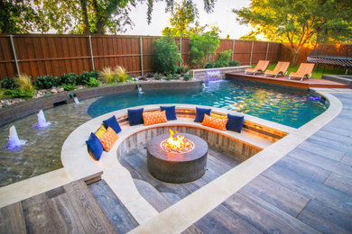 Example of a pool design in Dallas