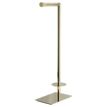 Kingston Brass Claremont Polished Brass Freestanding Toilet Paper Stand CC8002